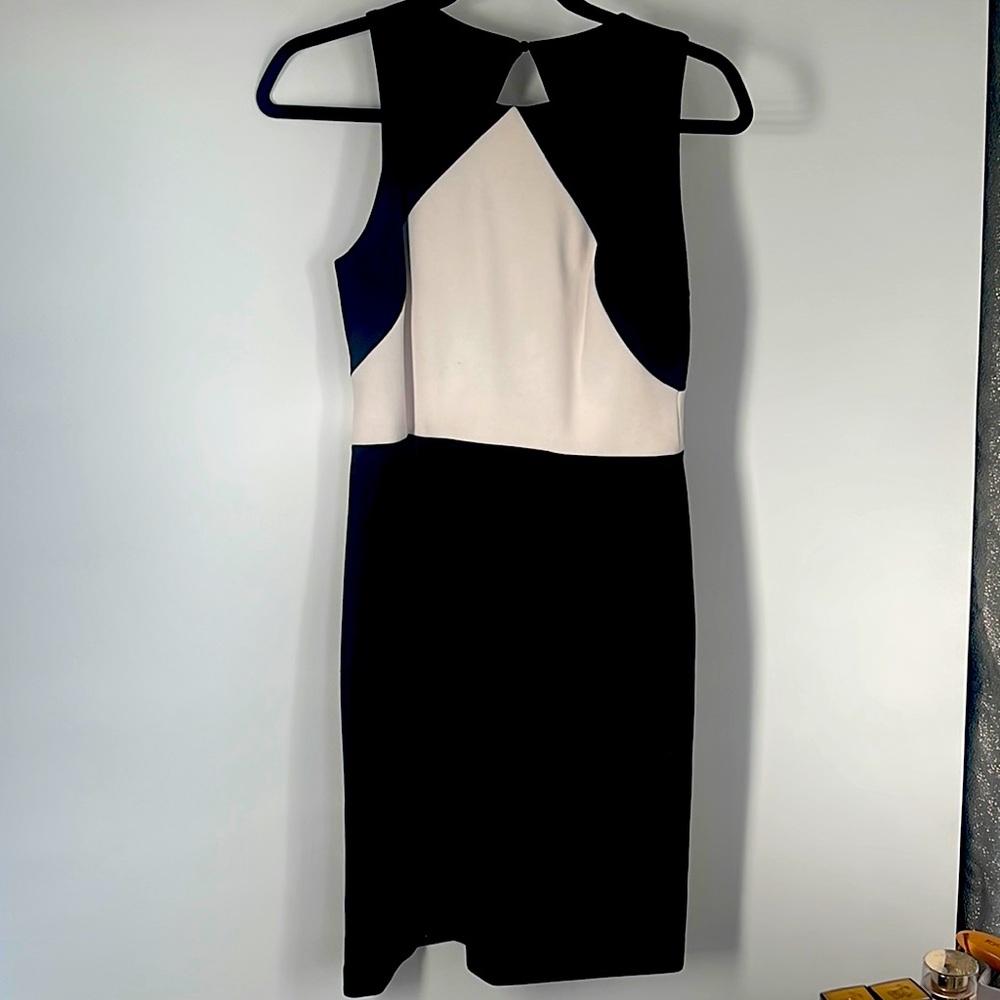 Betsy johnson black & white business dress